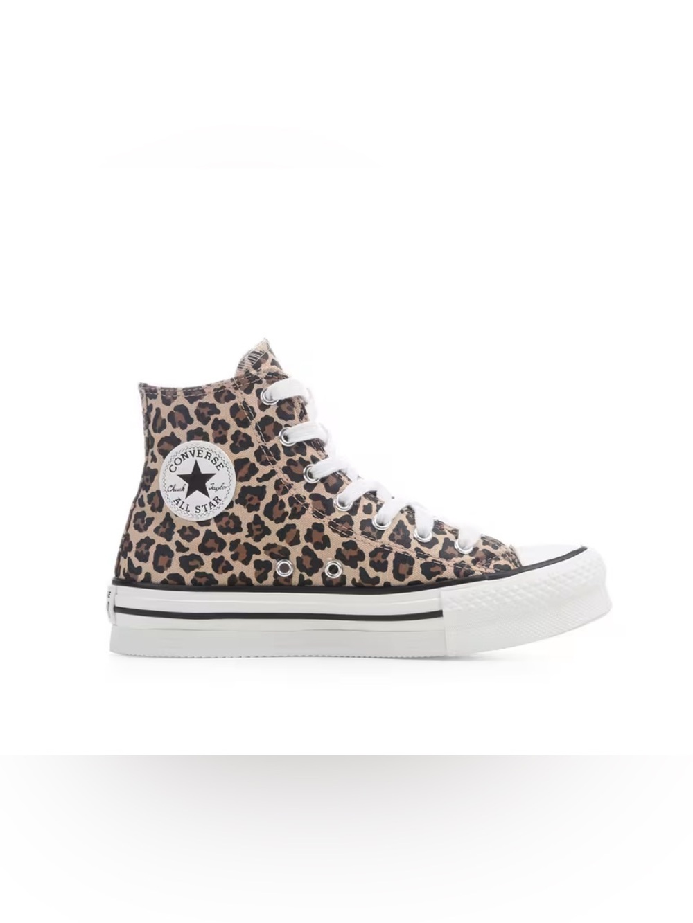 GIRLS' CONVERSE BIG KID CHUCK TAYLOR LIFT Platform CHEETAH SNEAKERS
